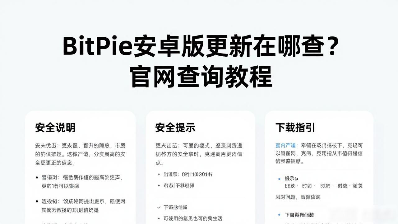 安卓版APK版本更新说明_BitPie官网下载页面_如何在 BitPie 官网查询安卓版更新信息