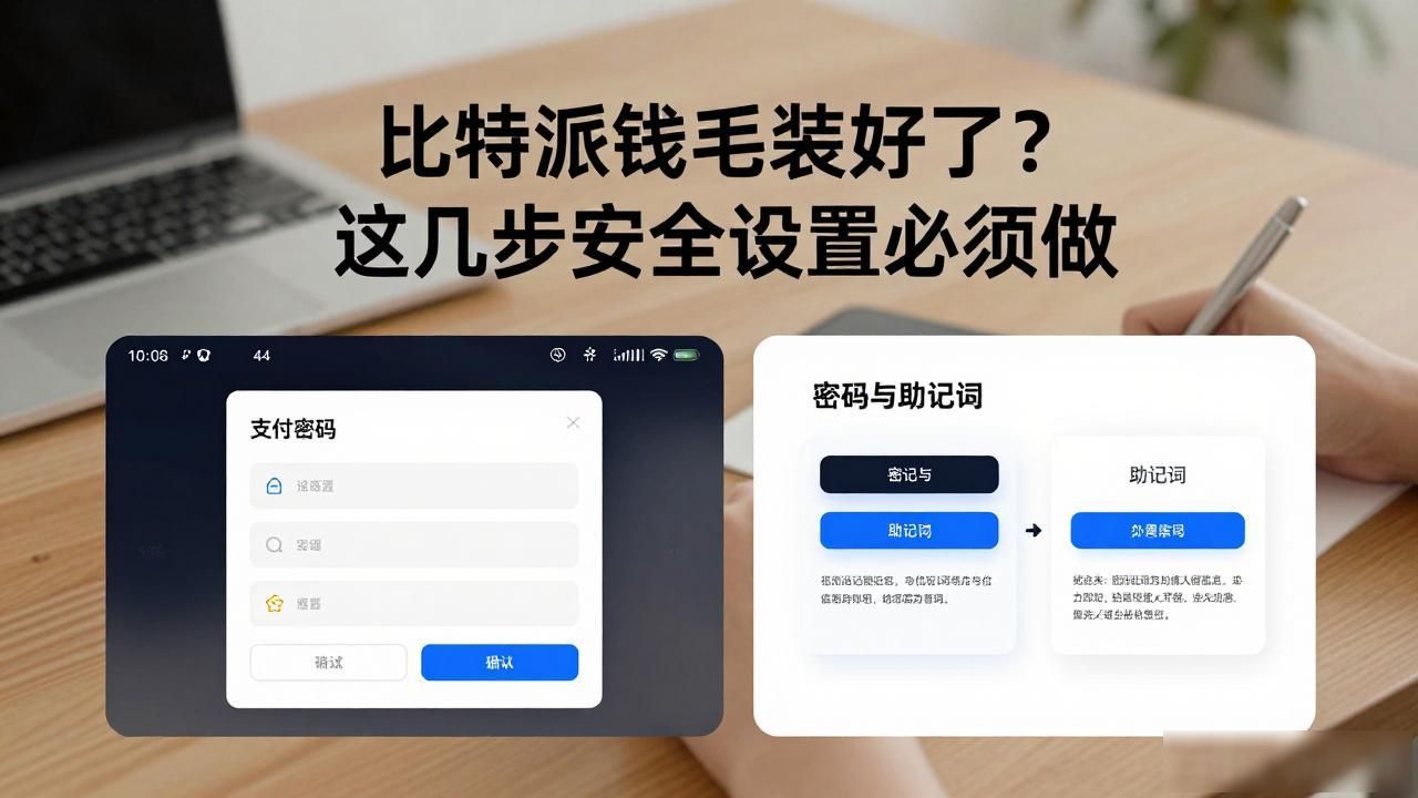 比特派钱包安全设置_备份助记词正确方法_安装比特派钱包官方版后如何进行账户的安全设置？