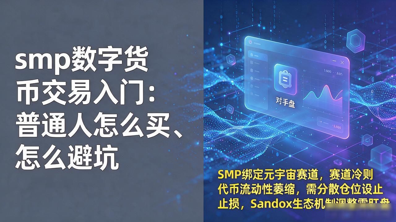 smp数字货币交易_小币种SMP限价单建仓策略与风险控制_Sandbox Metaverse生态核心代币SMP交易指南