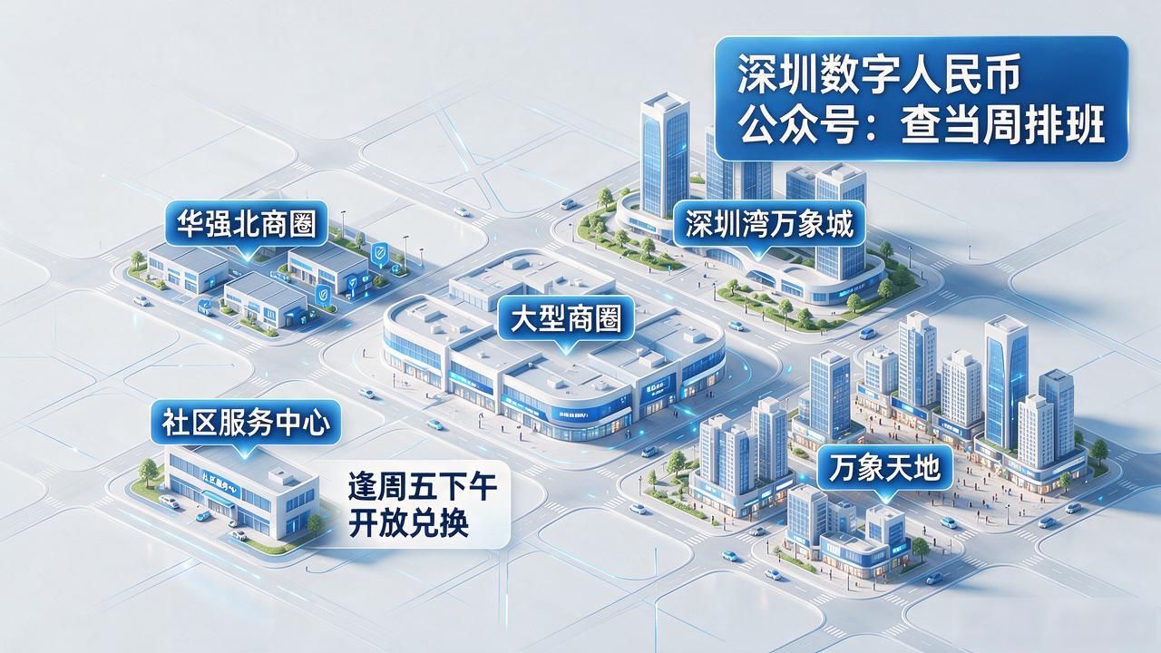 银行网点数字人民币领取_深圳数字人民币兑换点_深圳数字货币发放地点
