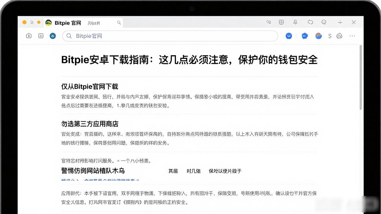 Bitpie钱包安全设置_Bitpie钱包官方下载_安全第一：Bitpie安卓版下载注意事项