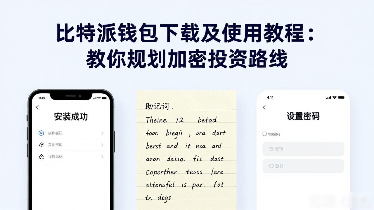 比特派钱包下载_比特派钱包使用教程_如何通过比特派钱包下载规划投资路线？