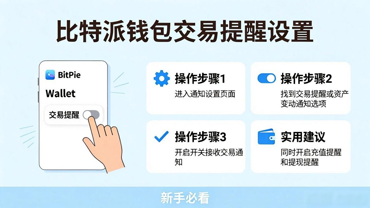 比特派钱包交易提醒设置_比特派钱包资产变动通知开启_下载比特派钱包后，如何在钱包中设置交易提醒？