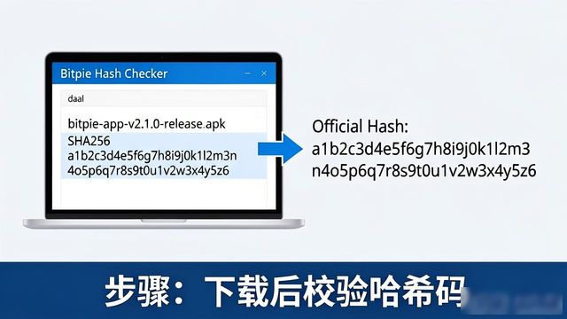 比特派钱包SHA256哈希校验_下载比特派钱包官方渠道验证_如何确认比特派Bitpie正式版下载的完整性