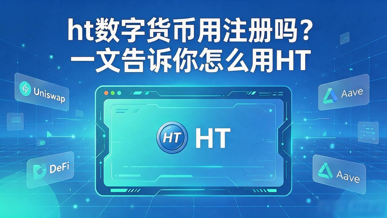 ht数字货币用注册吗？一文告诉你怎么用HT