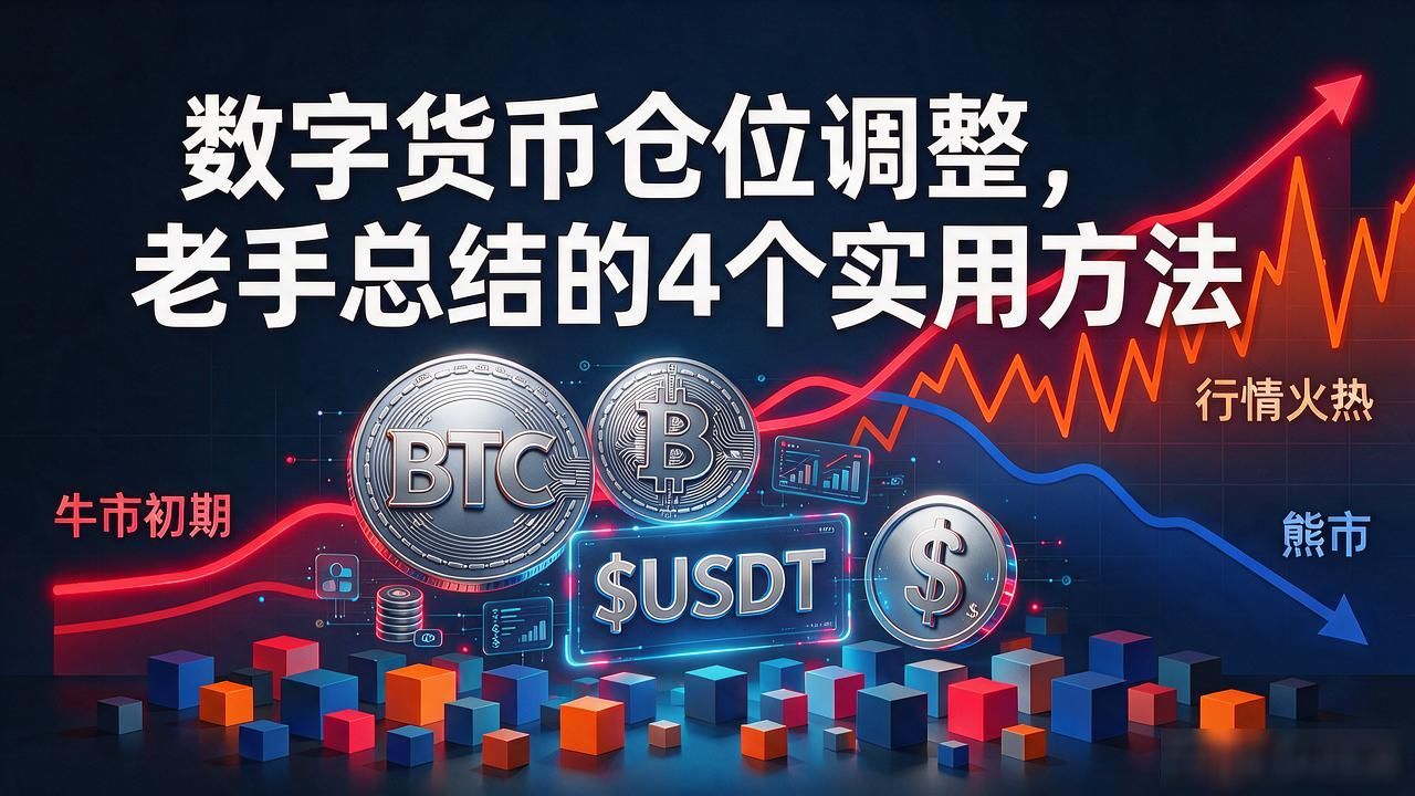 数字货币仓位调整，老手总结的4个实用方法
