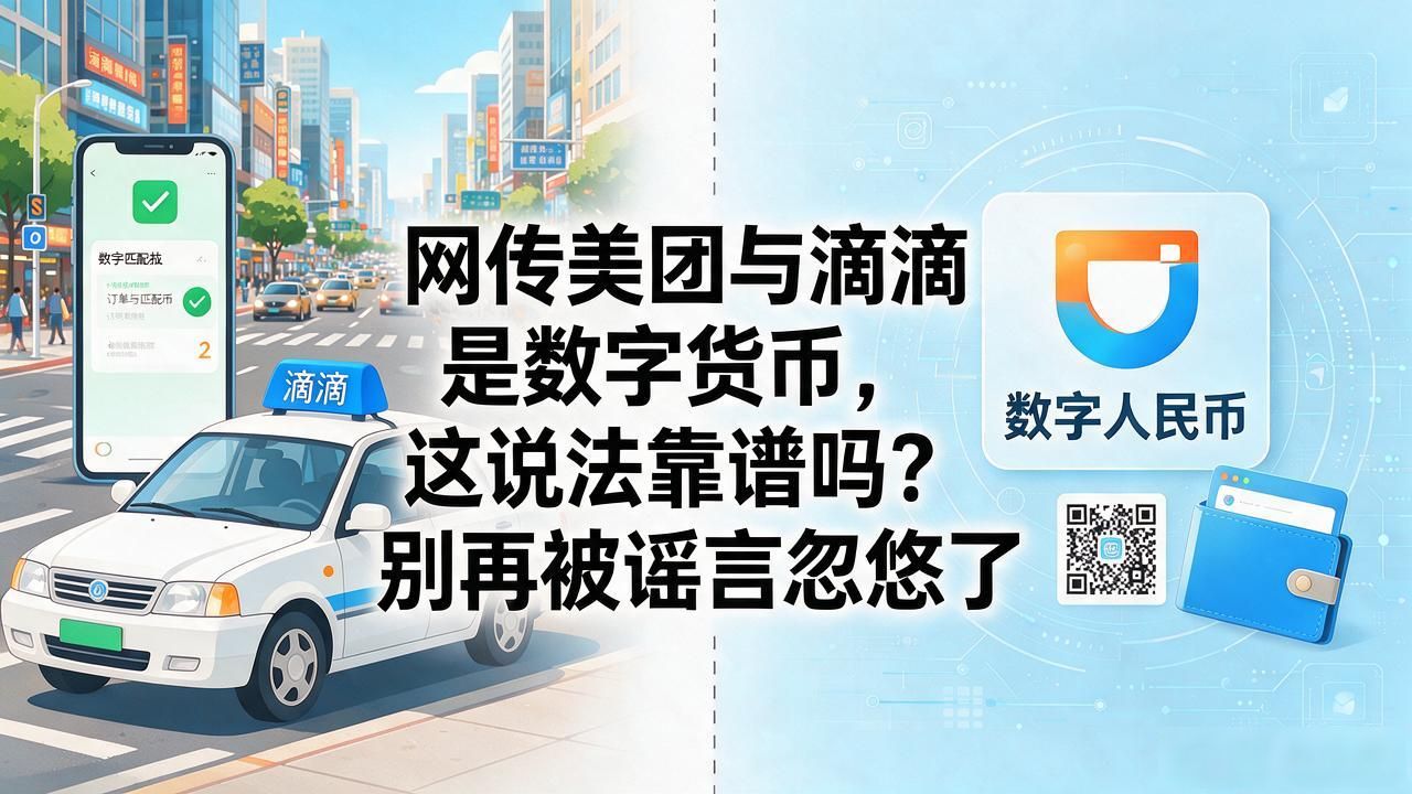滴滴数字货币_美团数字货币_美团与滴滴是数字货币