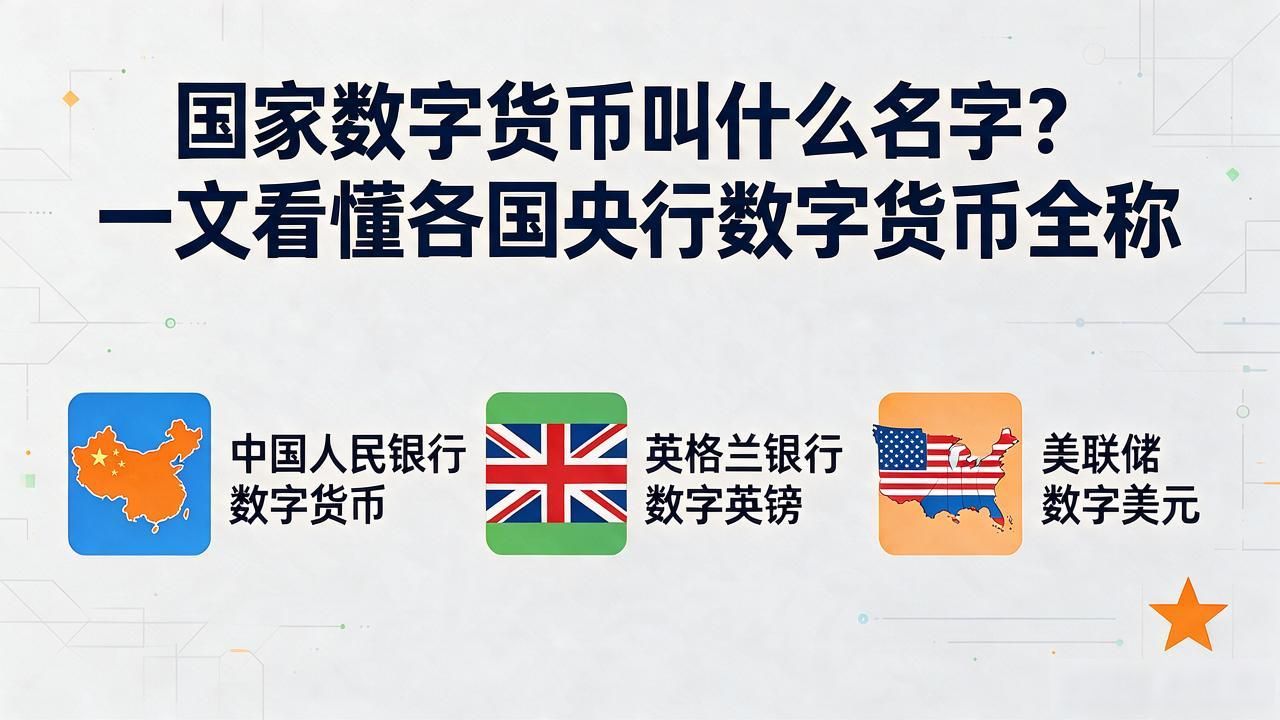 国家数字货币叫什么名字？一文看懂各国央行数字货币全称