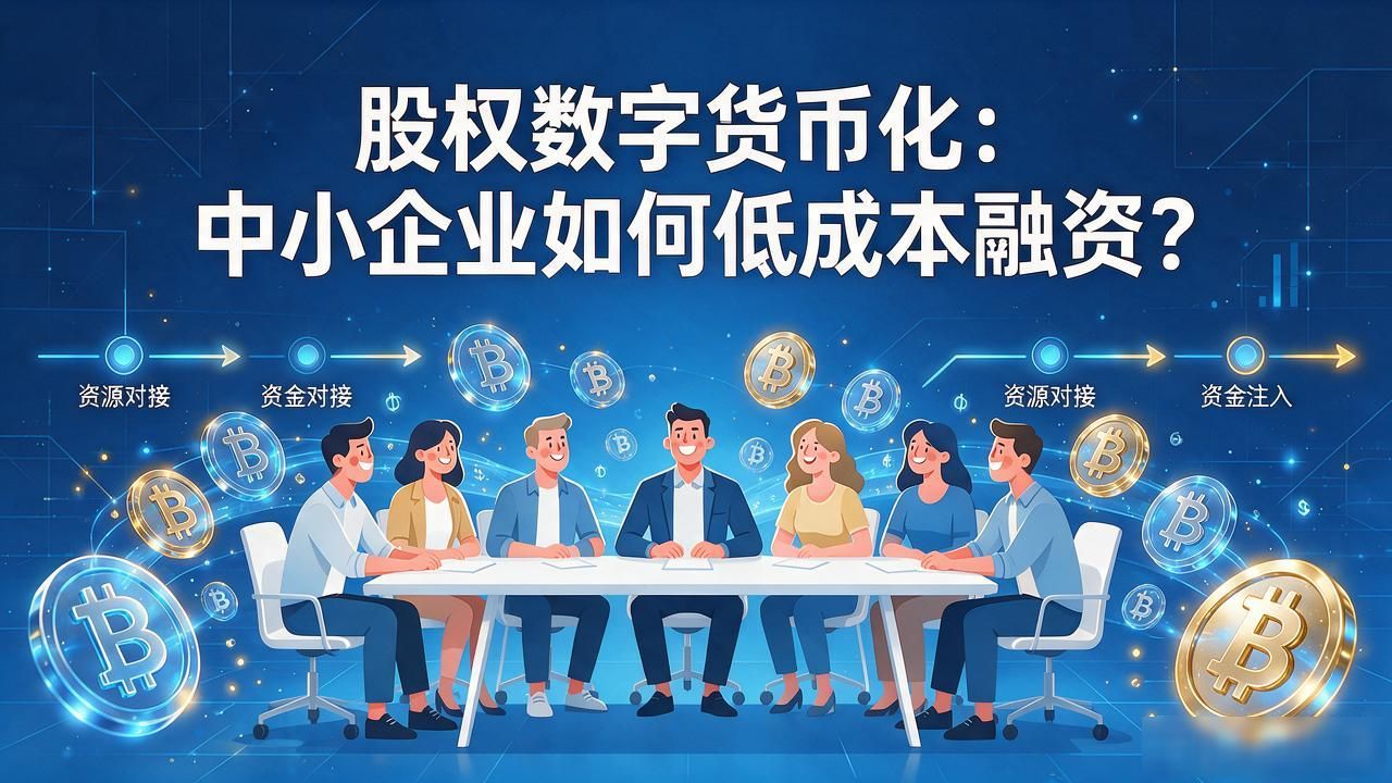 股权数字货币化：中小企业如何低成本融资？