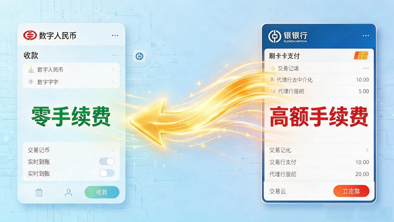 数字货币降低流通成本_数字人民币手续费零手续费_数字人民币流通成本降低