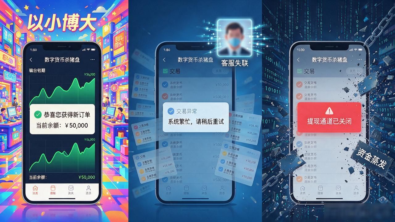 杀猪盘骗局防范_中国靠谱数字货币交易_虚拟货币交易风险