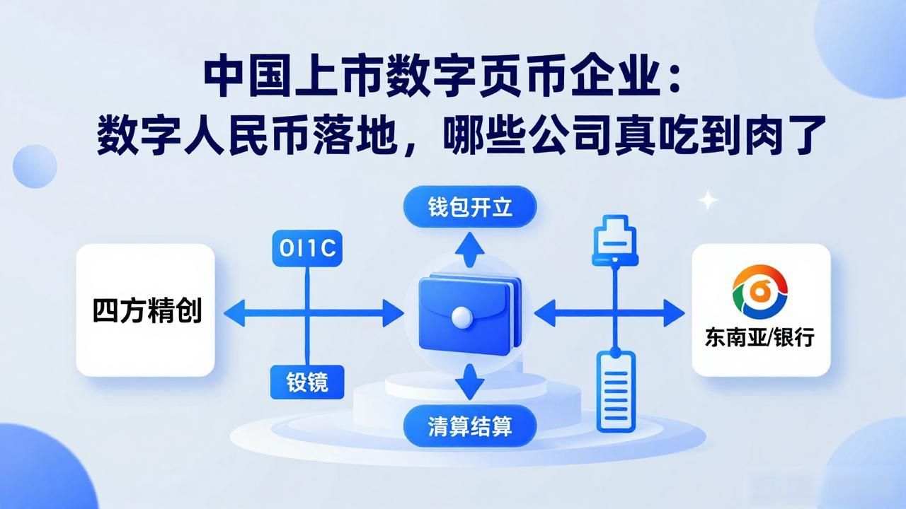 长亮科技恒生电子四方精创_数字人民币A股上市公司_中国上市数字货币企业