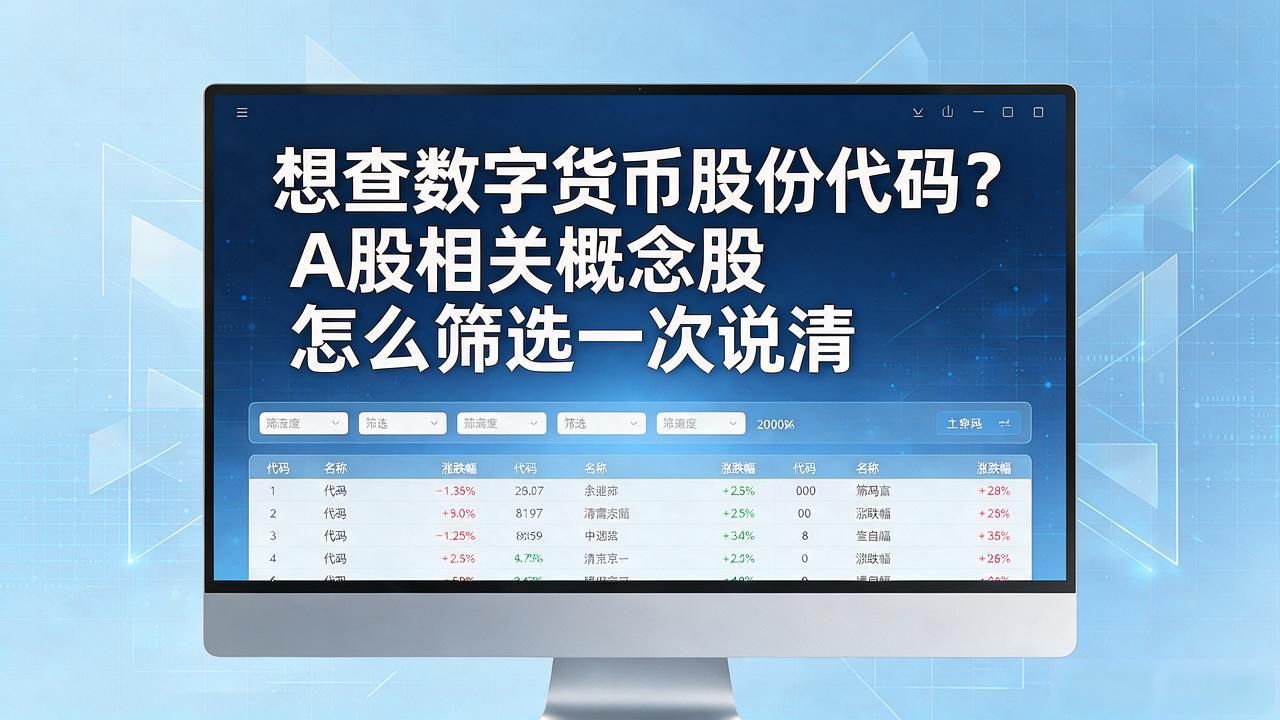数字货币股份代码搜索热度_数字货币股份代码_数字货币股份代码行情异动