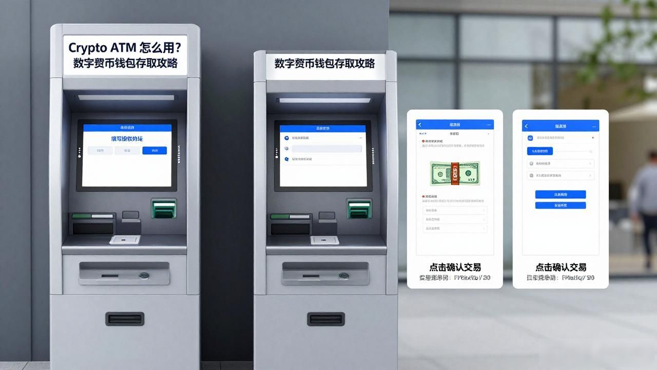 Crypto ATM 怎么用？数字货币钱包存取攻略