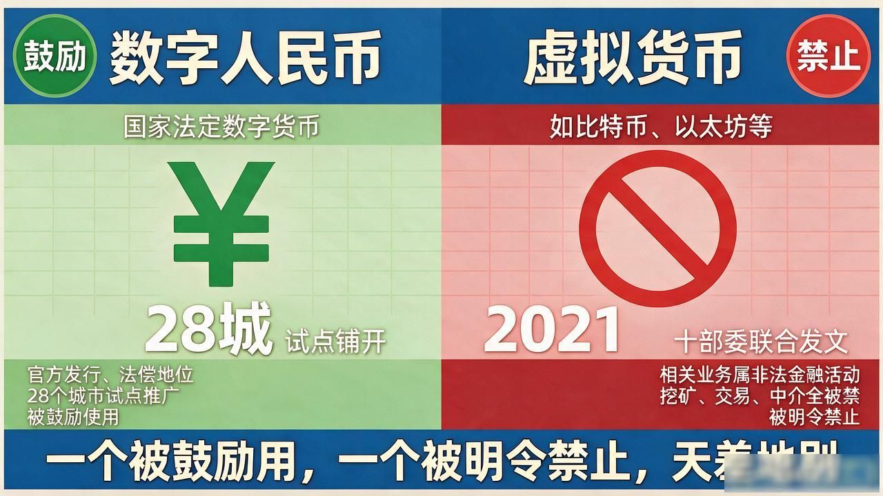 数字货币 虚拟货币_虚拟币投资风险警示_数字人民币与虚拟货币的区别