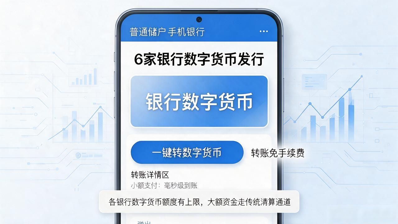 银行数字货币发行布局_数字货币各银行发行节奏_6家银行数字货币发行