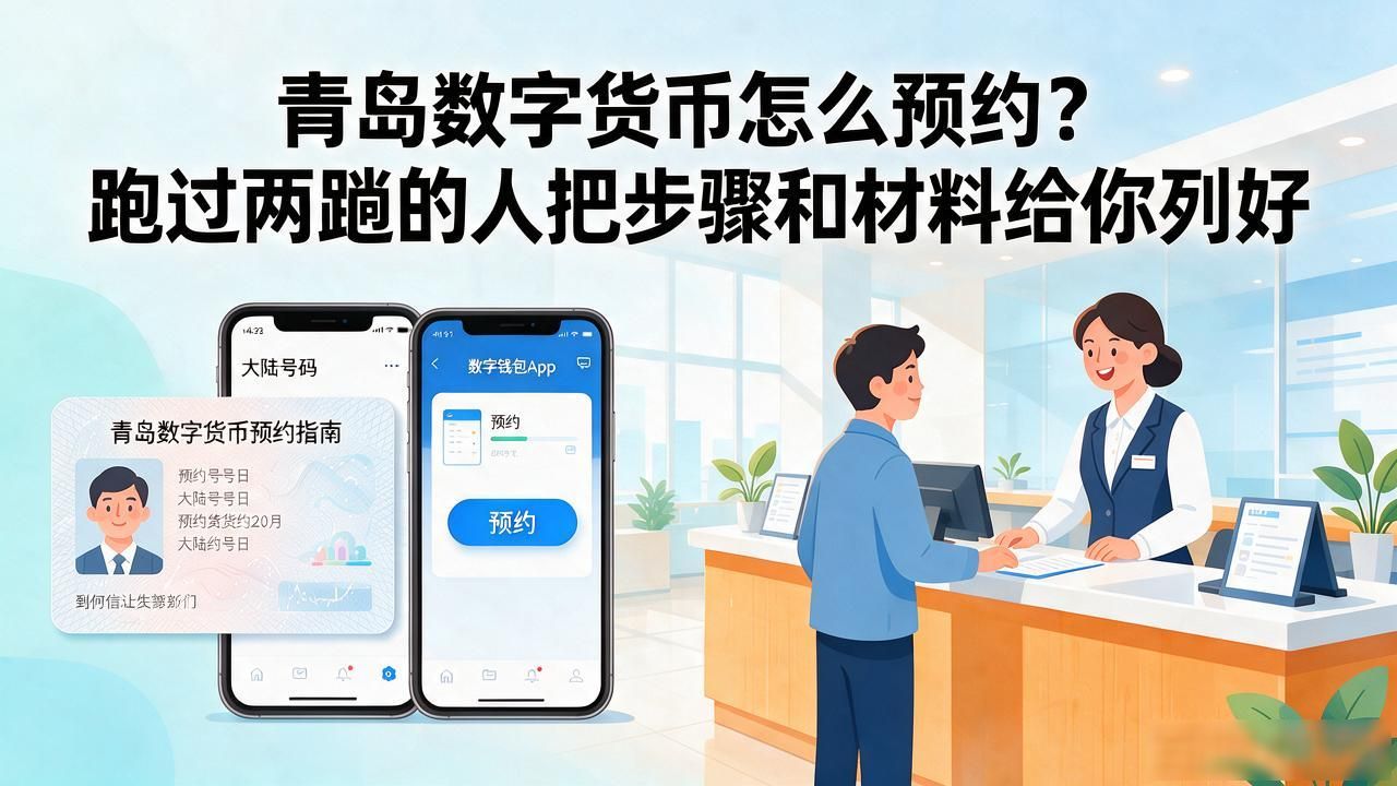 青岛数字人民币预约流程_青岛数字货币怎么预约_青岛数字人民币开户网点