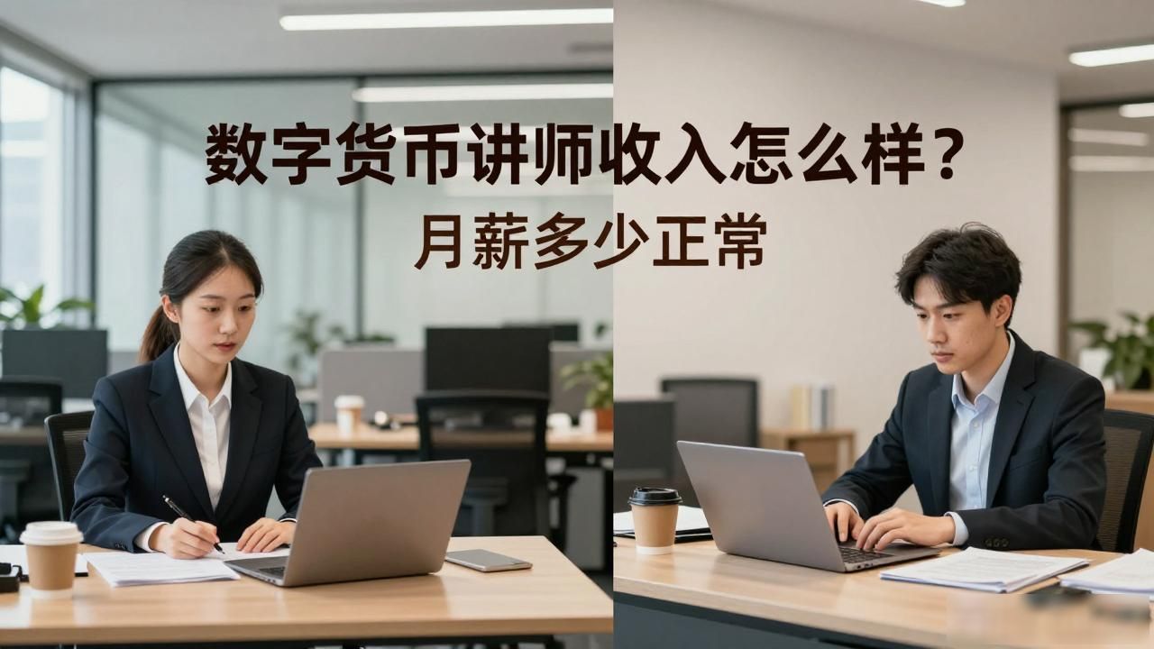 数字货币讲师收入怎么样？月薪多少正常