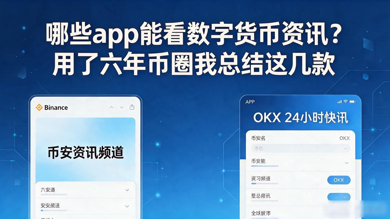 有哪些看数字货币资讯的app_新手看行情工具_币圈资讯app推荐