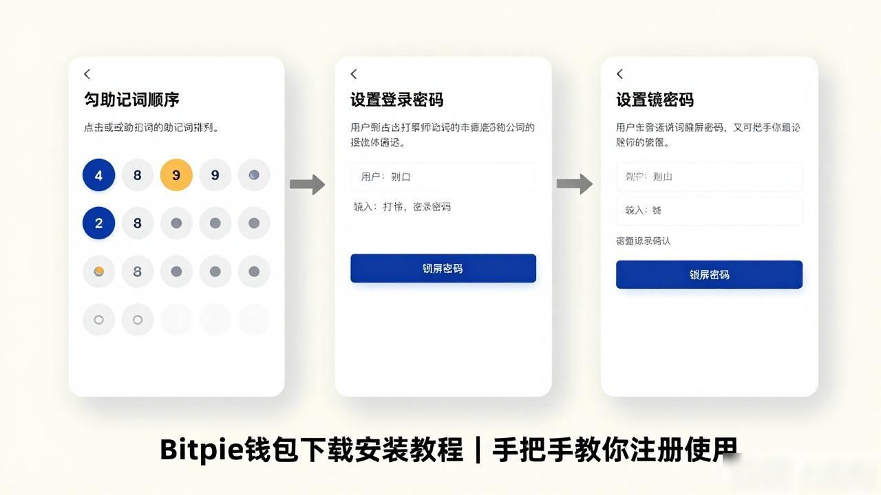 从零开始:Bitpie官网下载使用全攻略_比特派钱包安卓iOS安装使用完整流程_Bitpie助记词正确抄写方法