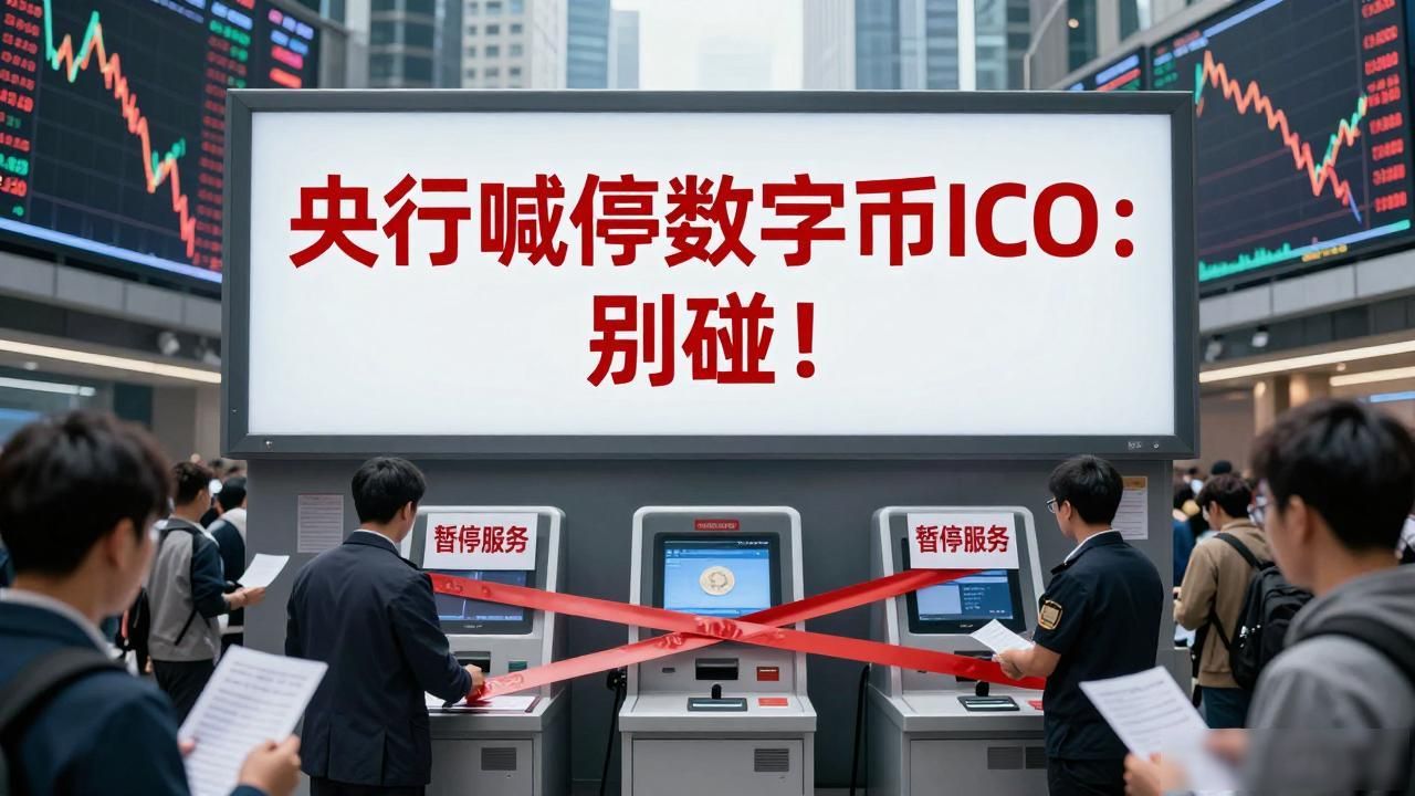 央行喊停数字货币ICO：别碰！