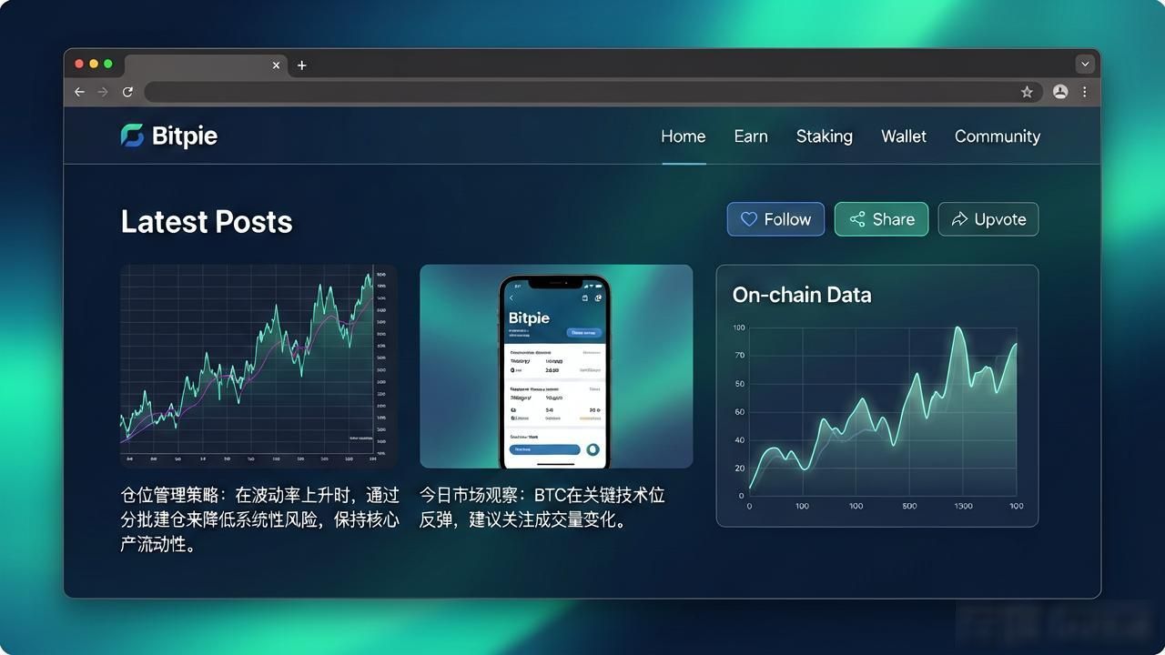Bitpie官网社区板块_在Bitpie官网中共享与交流投资心得_加密市场社区交流