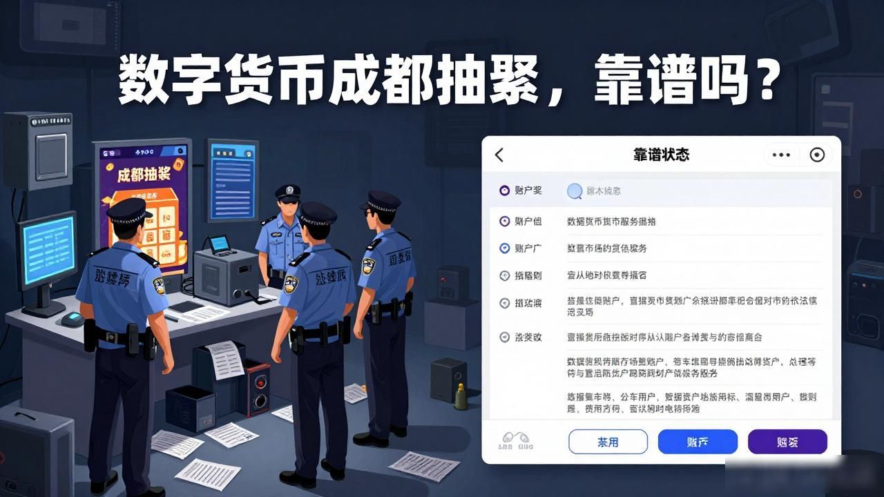 数字货币成都抽奖，靠谱吗？