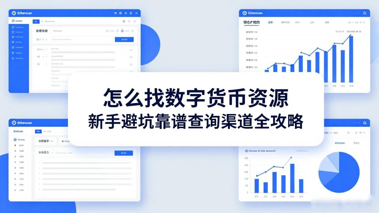 怎么找数字货币资源 新手避坑靠谱查询渠道全攻略
