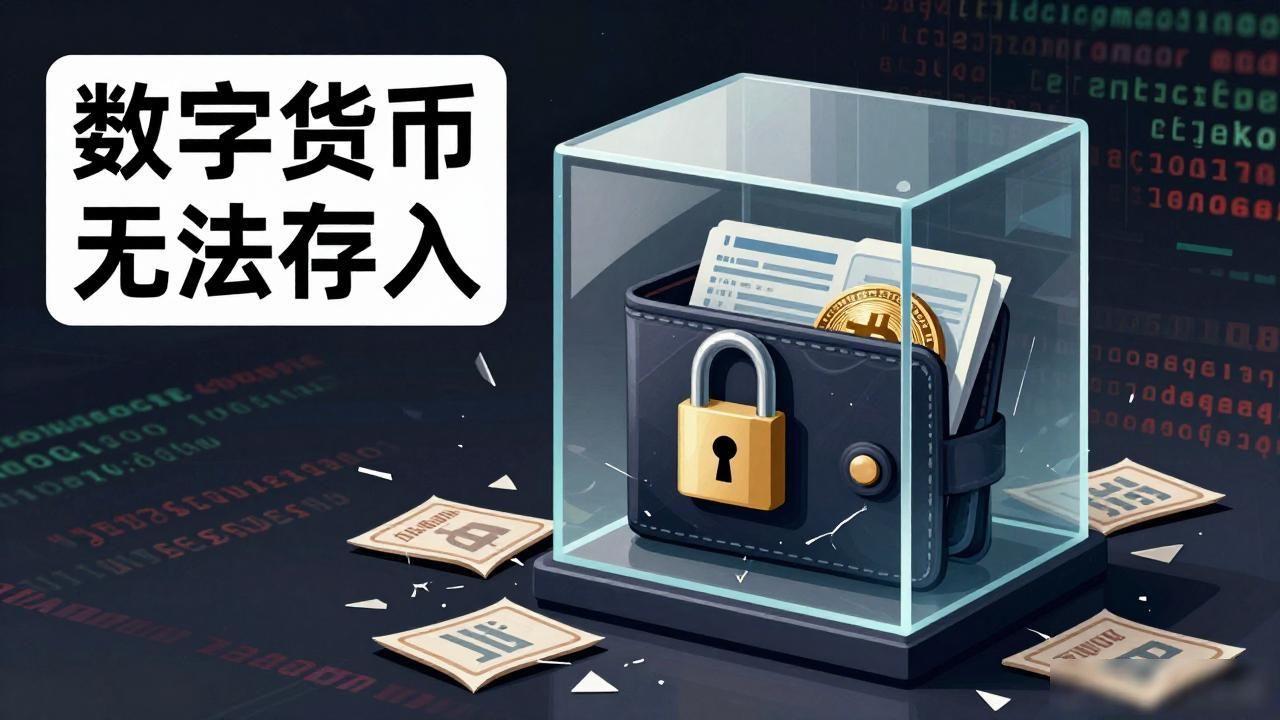数字货币无法存入