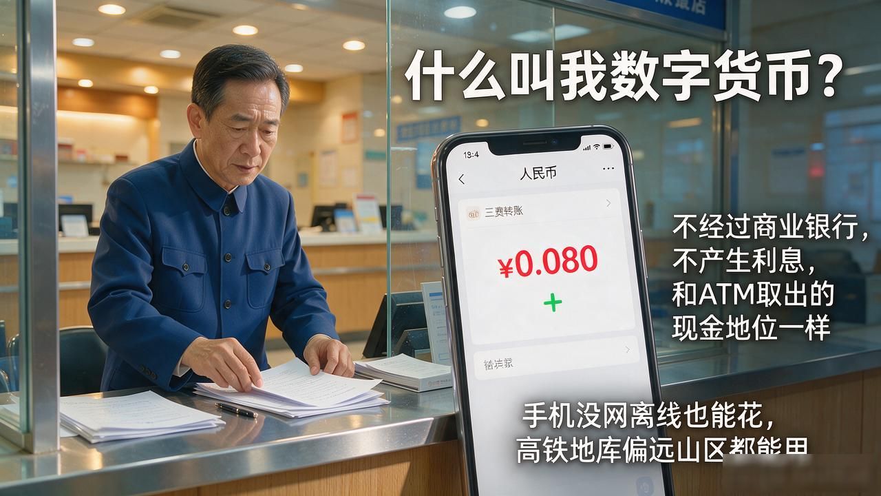 什么叫我数字货币？在银行柜台站了二十年，我用大白话讲清楚