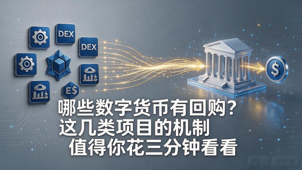 哪些数字货币有回购？这几类项目的机制值得你花三分钟看看