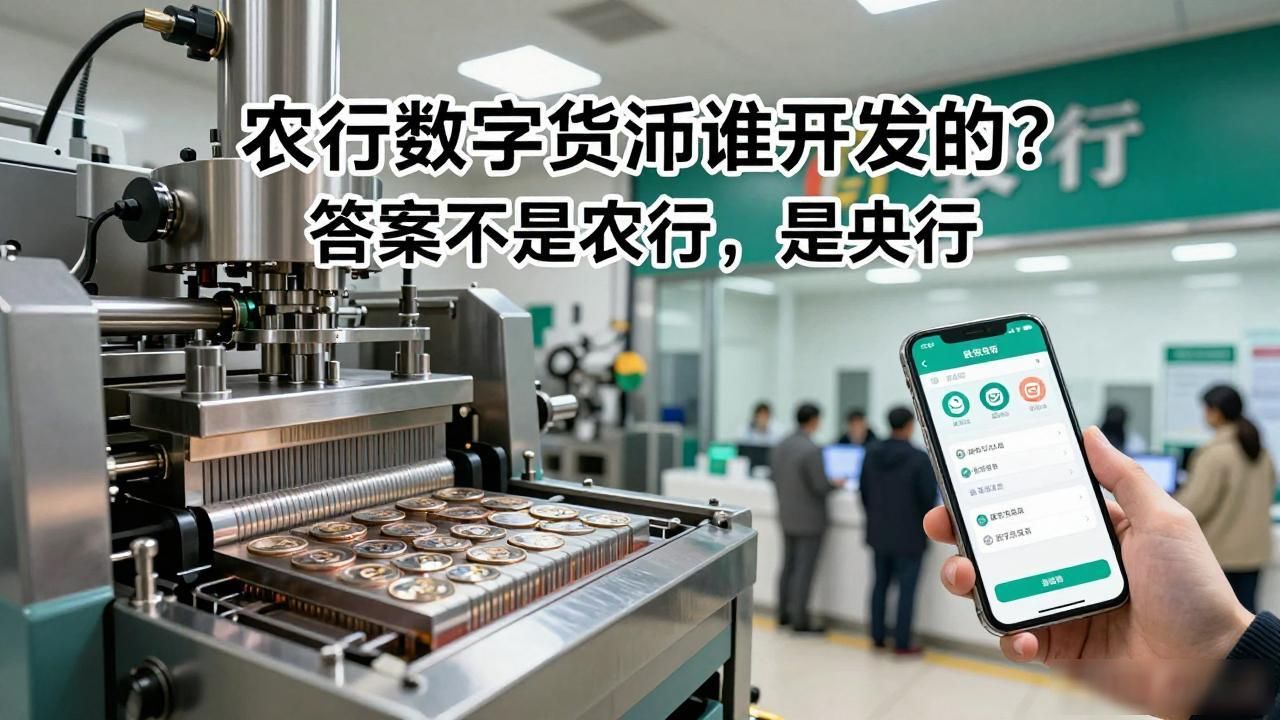 农行数字货币谁开发的？答案不是农行，是央行