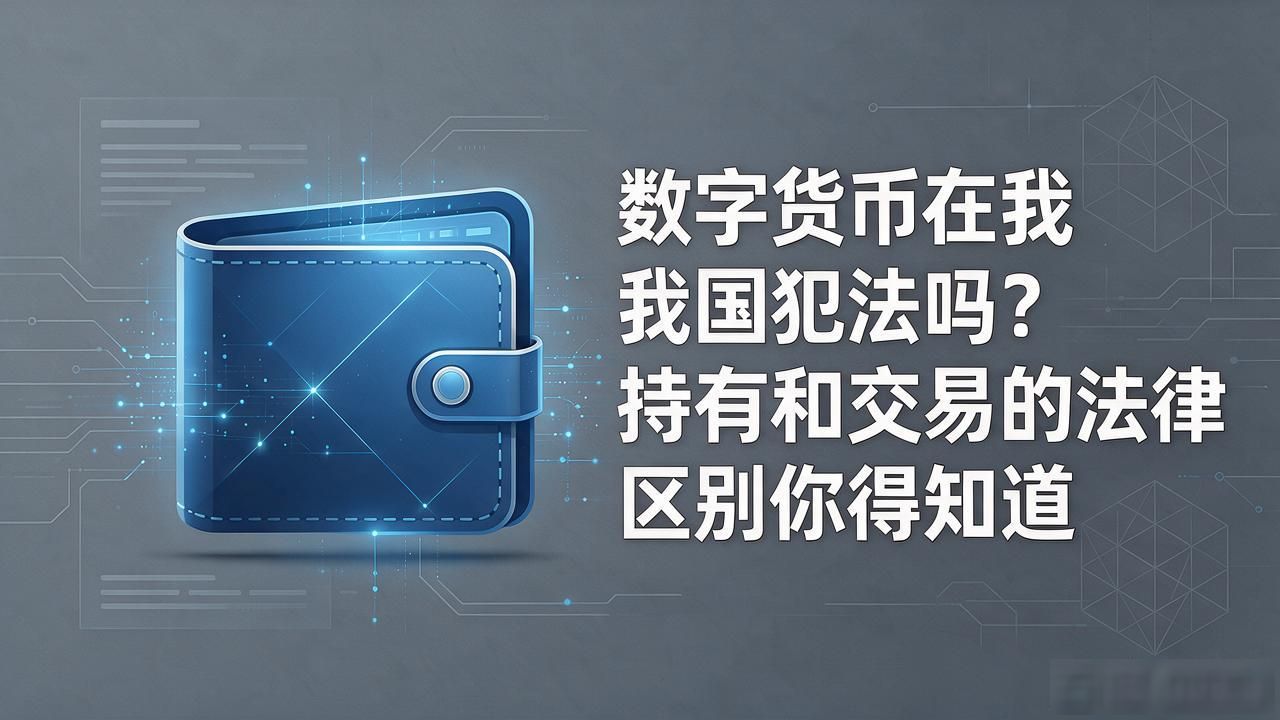 数字货币在我国犯法吗？持有和交易的法律区别你得知道