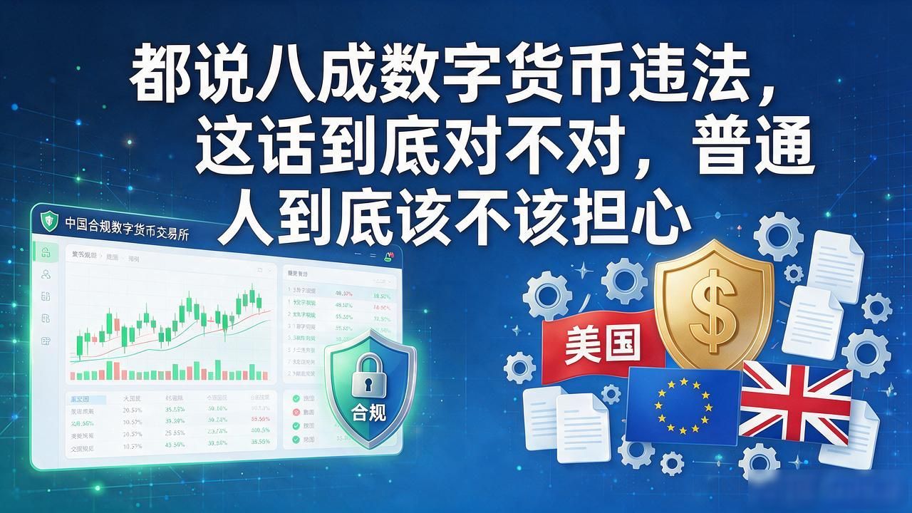 都说八成数字货币违法，这话到底对不对，普通人到底该不该担心