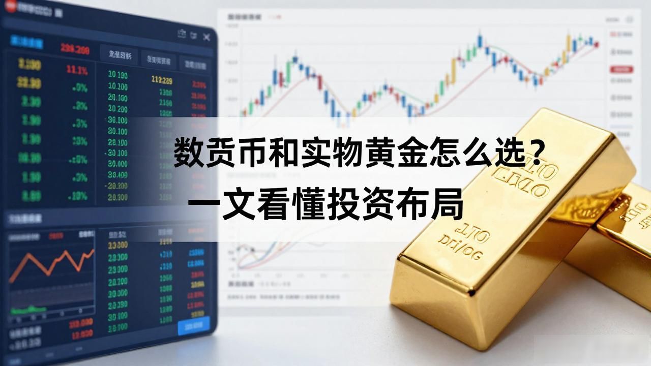 数字货币和实物黄金_数字货币和实物黄金的特点对比 数字货币与实物黄金的投资属性分析 数字货币高波动与黄金避险属性对比