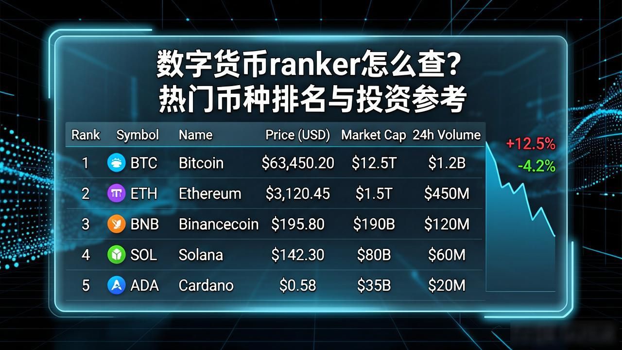 ranker数字货币_ranker数字货币查询工具使用方法_数字货币ranker排名参考价值