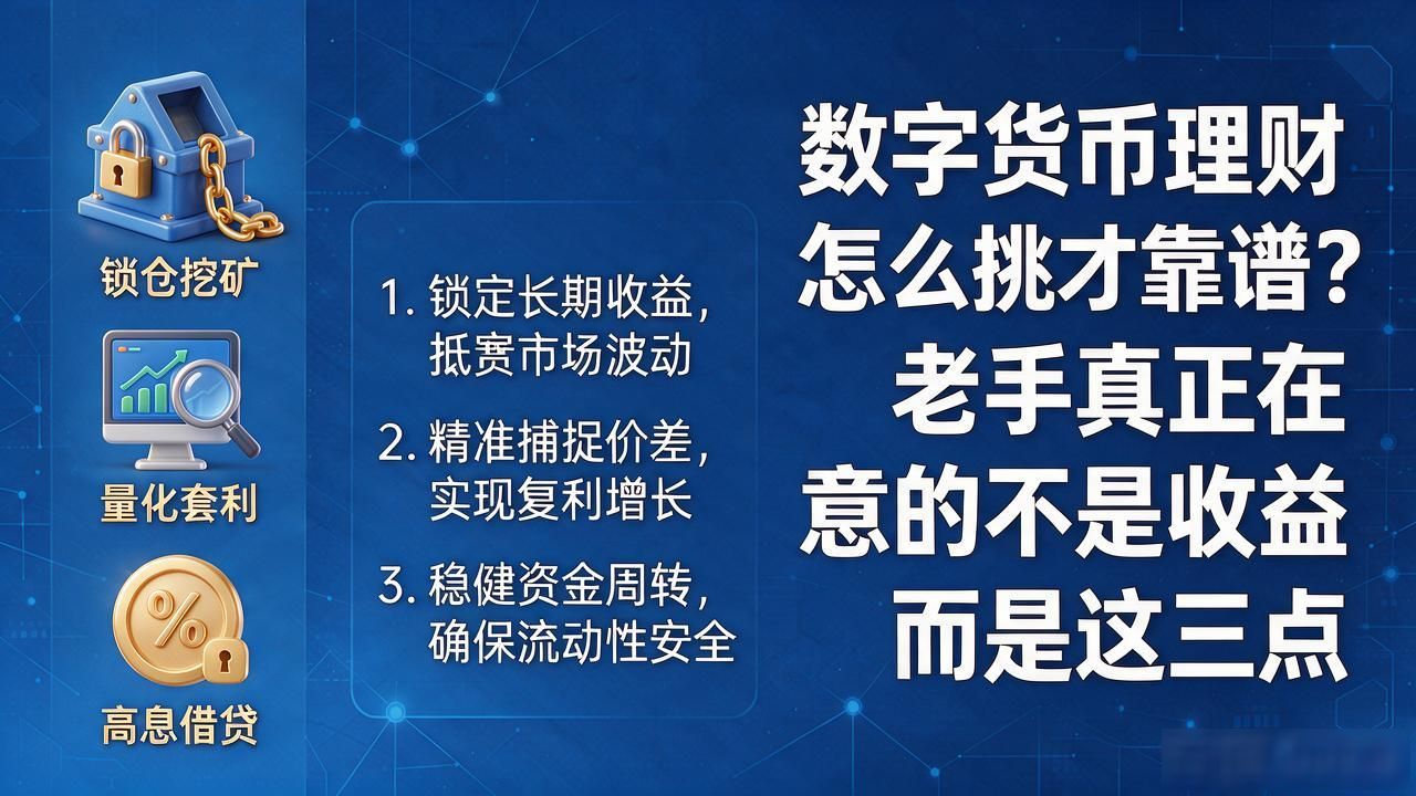 年化收益率评估_数字货币理财平台选择标准_怎么挑选数字货币理财