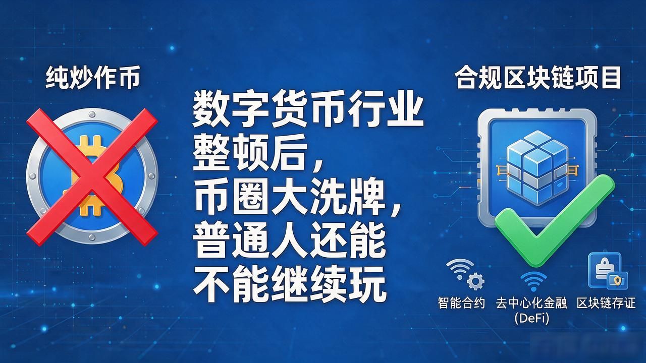 区块链行业整顿_合规区块链项目_数字货币行业整顿