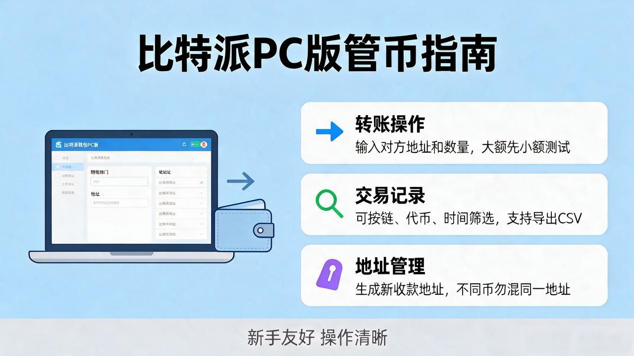 桌面端加密资产管理工具_比特派钱包 pc版_比特派钱包PC版