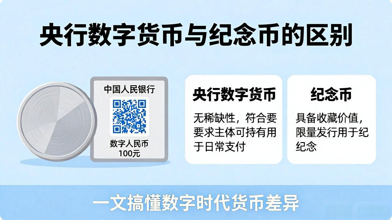 央行数字货币_纪念币收藏区别_央行数字货币是纪念币