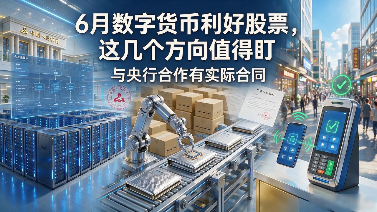 6月数字货币利好股票_6月数字货币概念股投资主线_比特币矿机产业链受益标的