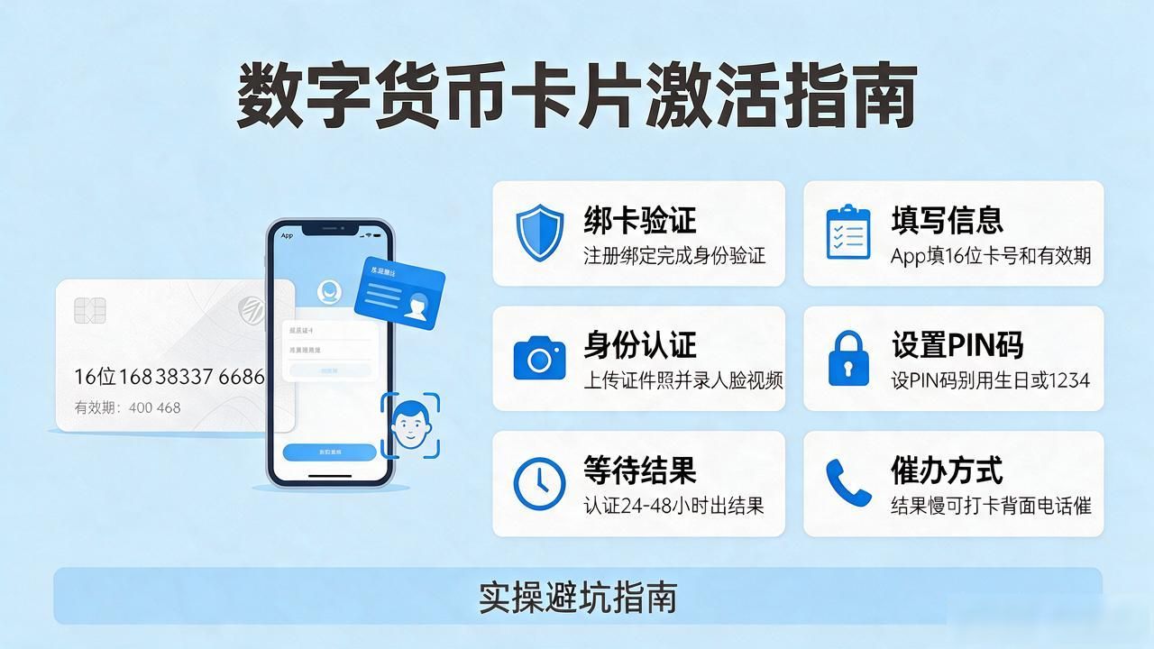 怎么激活数字货币卡片_数字货币卡片激活步骤_数字货币卡片激活教程