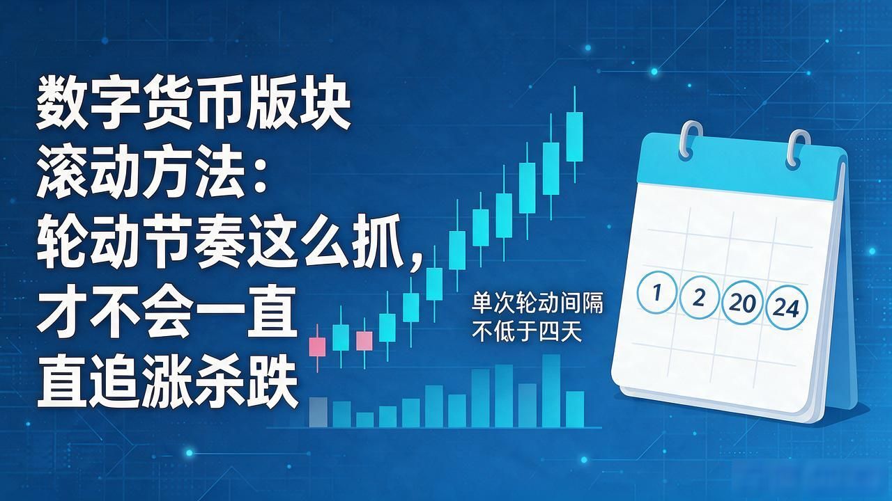 数字货币版块滚动方法_滞涨放量切换时机_板块轮动资金流向
