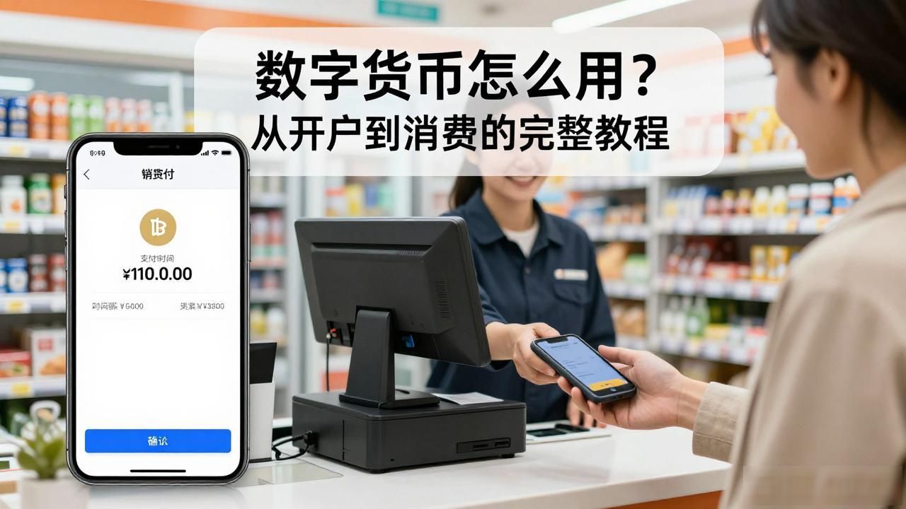 数字化货币使用全过程_数字钱包注册到消费_数字人民币使用流程
