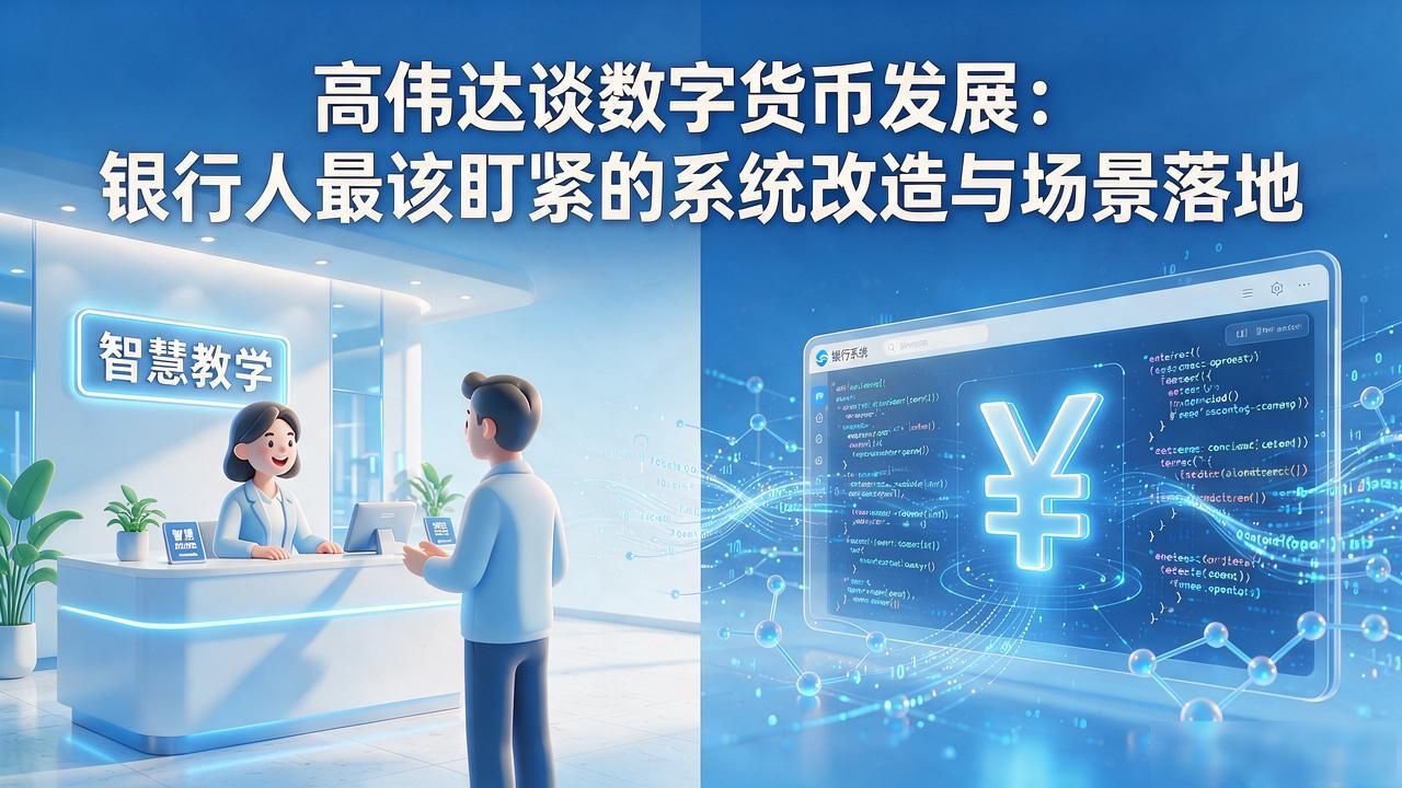 数字人民币双层架构设计_数字人民币银行核心系统改造_高伟达谈数字货币发展