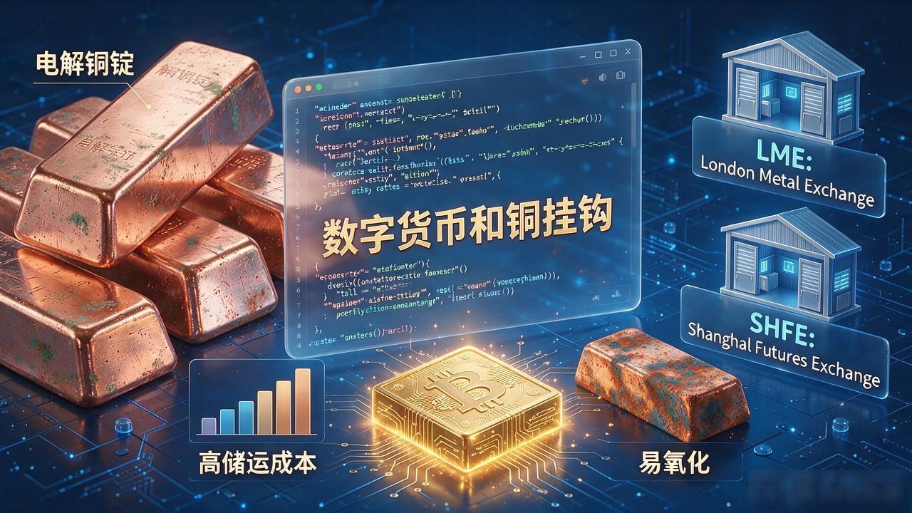 数字货币锚定实物铜_铜本位代币_数字货币和铜挂钩