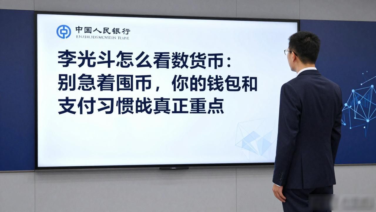 央行数字货币与加密资产区别_李光斗谈数字人民币推广速度_李光斗关于数字货币