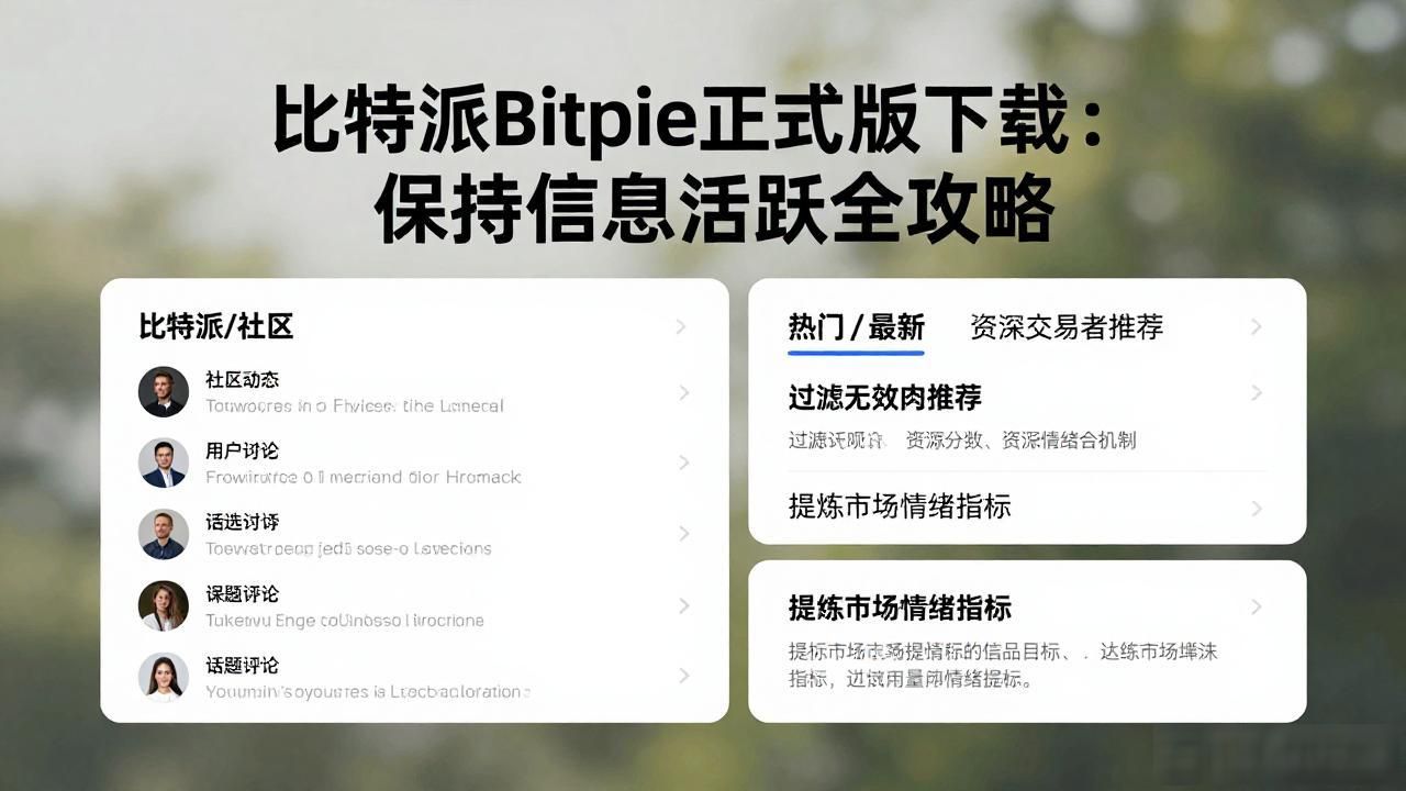比特派Bitpie推送通知设置_如何在比特派Bitpie正式版下载中保持信息活跃_Bitpie信息流优化