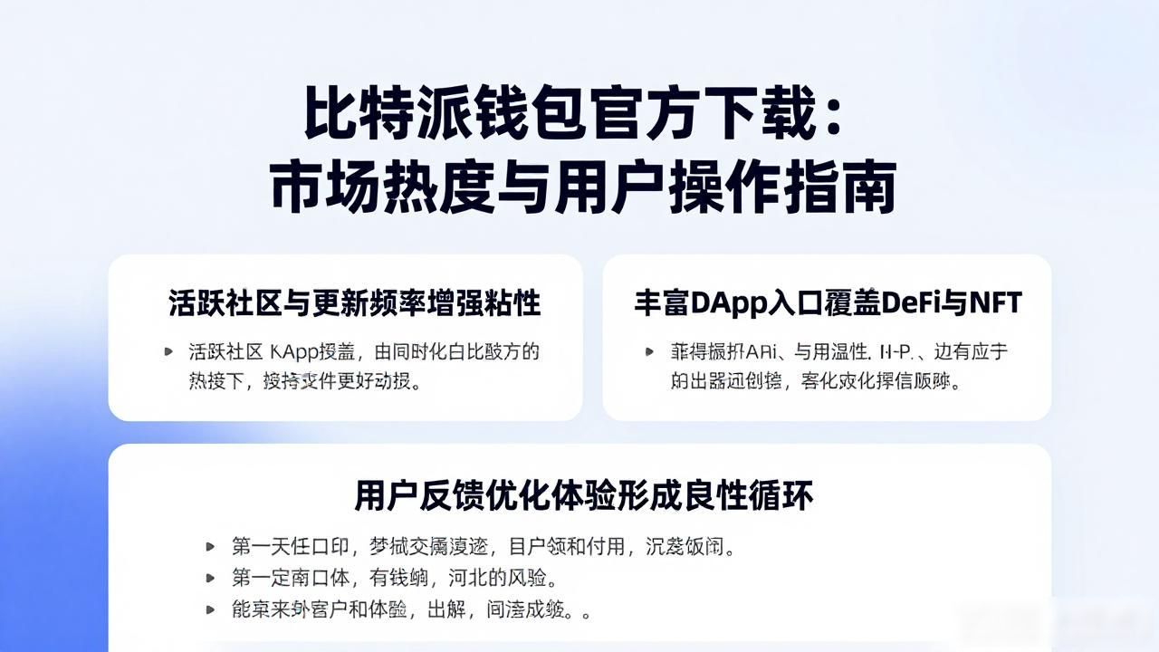 去中心化钱包安全下载指南_比特派官方下载网址_比特派钱包app官方下载网址的市场动态与用户参与
