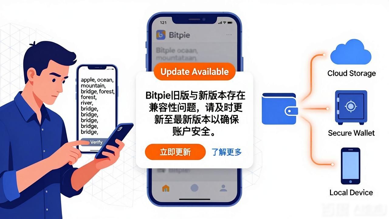 Bitpie钱包iOS更新后助记词兼容性问题_Bitpie钱包苹果用户更新版本注意事项_Bitpie钱包的定期更新：苹果用户注意事项